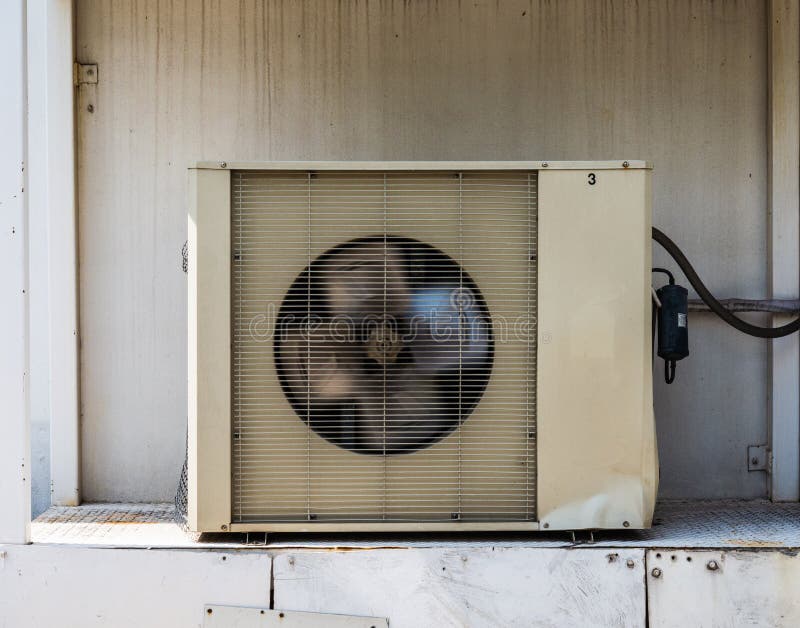 Old Air Condition Compressor Cooling Machine Stock Image Image of