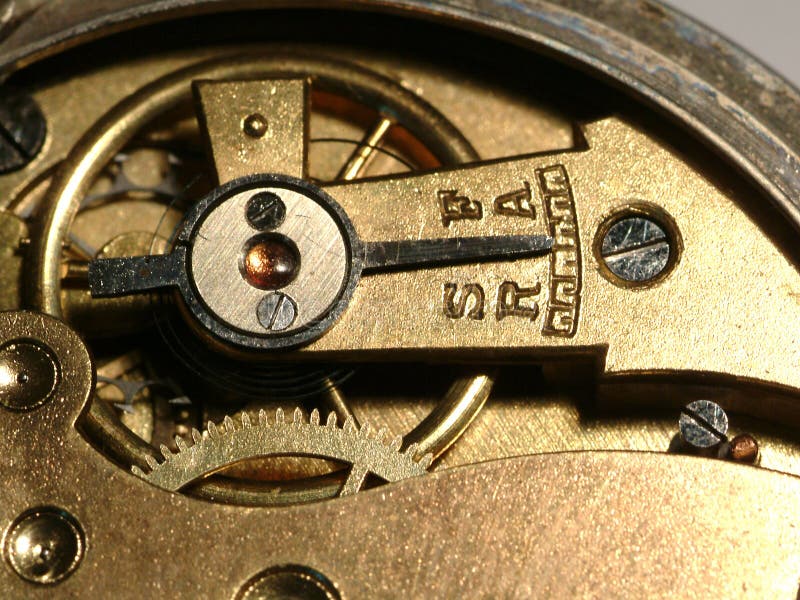 Very old clock machine