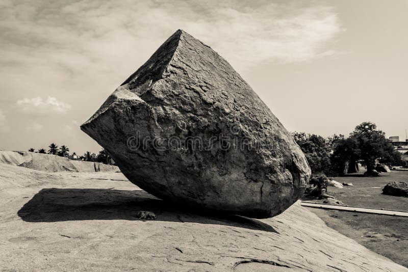 Krishna's Butter Ball – Mahabalipuram, India - Atlas Obscura