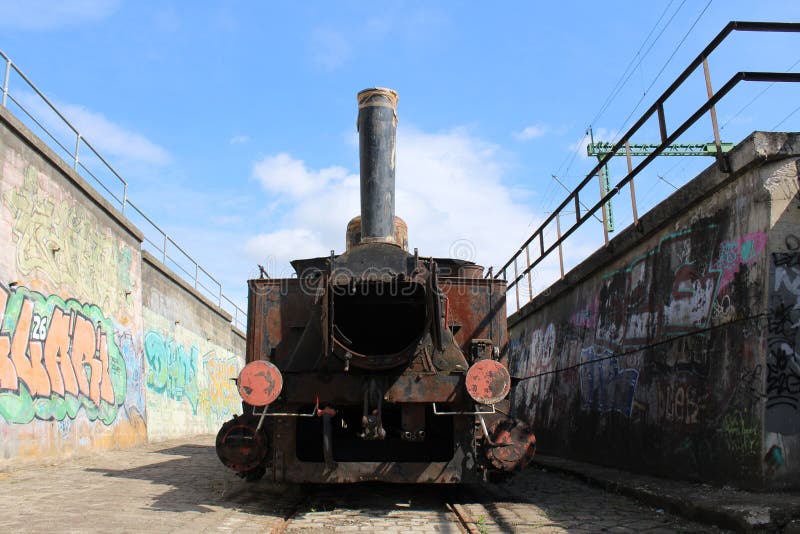A very old train stock photos A very old train stock photos