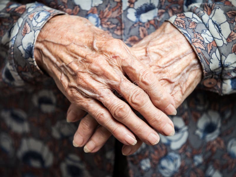 Very old woman hands stock photo. Image of holding, mother - 32573366
