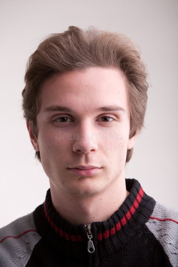 Very Serious Nice Young Man Looking Stock Image Image of cool