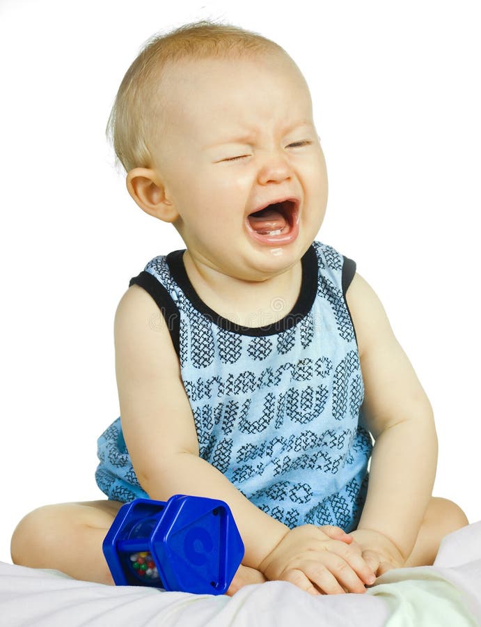 Very Upset And Crying Baby Boy Stock Photos Image 15023073