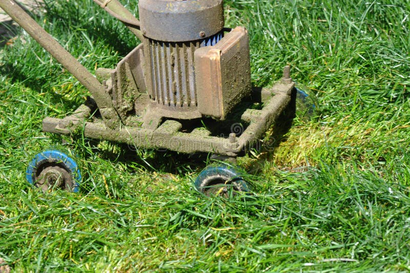 Lawn Mower invention stock image. Image of contractor 113831305