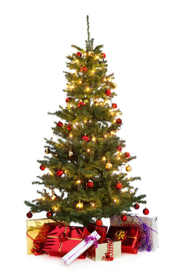 Verzierter Weihnachtsbaum