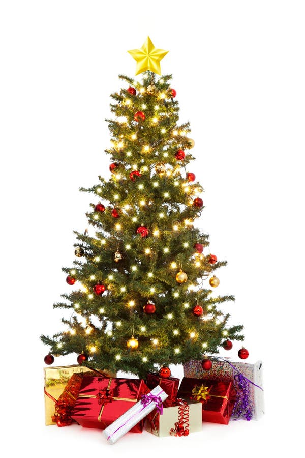 Verzierter Weihnachtsbaum