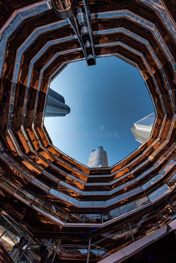 The Vessel in Hudson Yards, New York, NY, USA royalty free stock images The Vessel in Hudson Yards, New York, NY, USA royalty free stock images