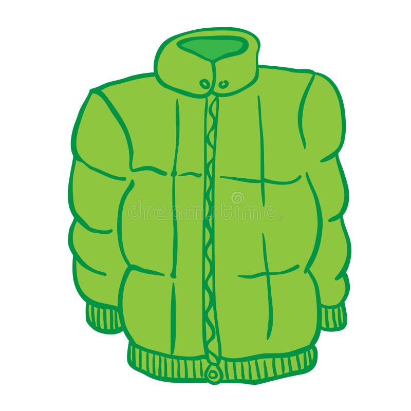 Veste d'hiver illustration stock