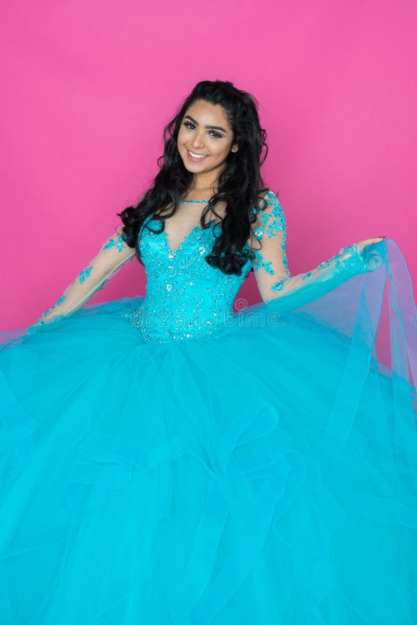 Vestido adolescente da dança fotos de stock royalty free