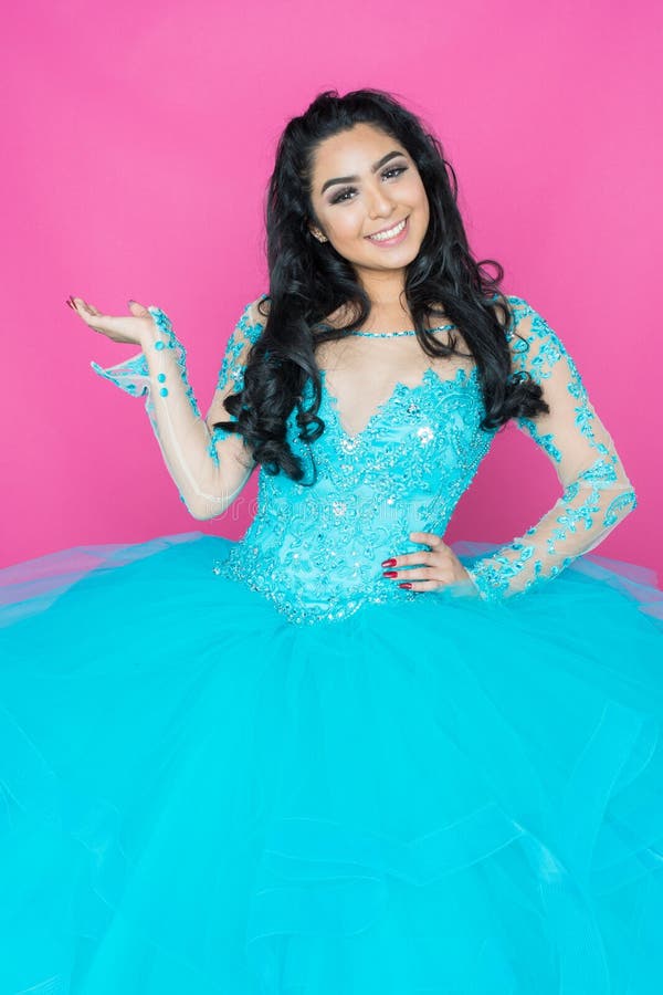 Vestido adolescente da dança foto de stock