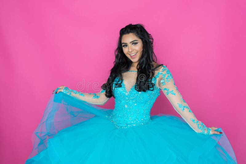 Vestido adolescente da dança foto de stock