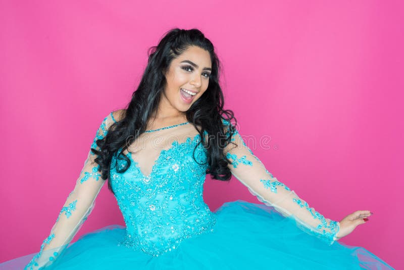 Vestido adolescente da dança imagens de stock