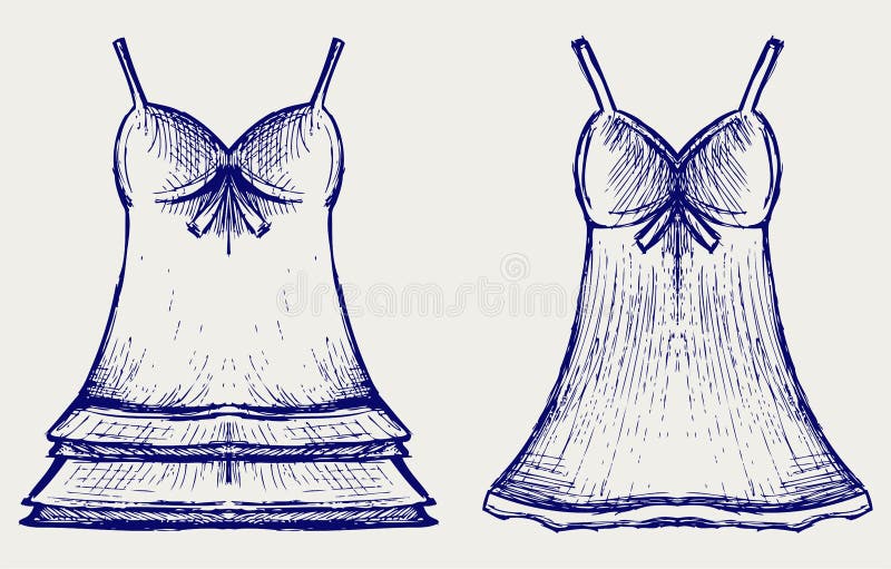Vestido do bebé ilustração do vetor