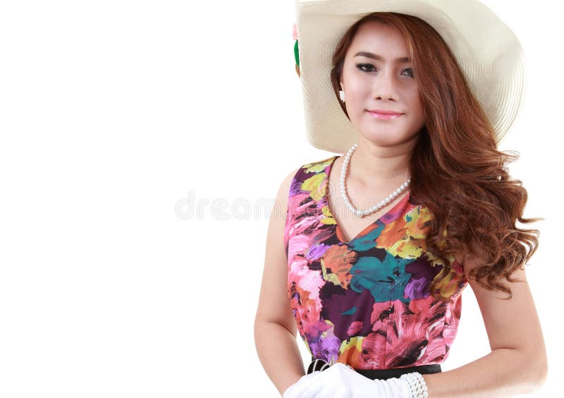 Vestido do vintage foto de stock