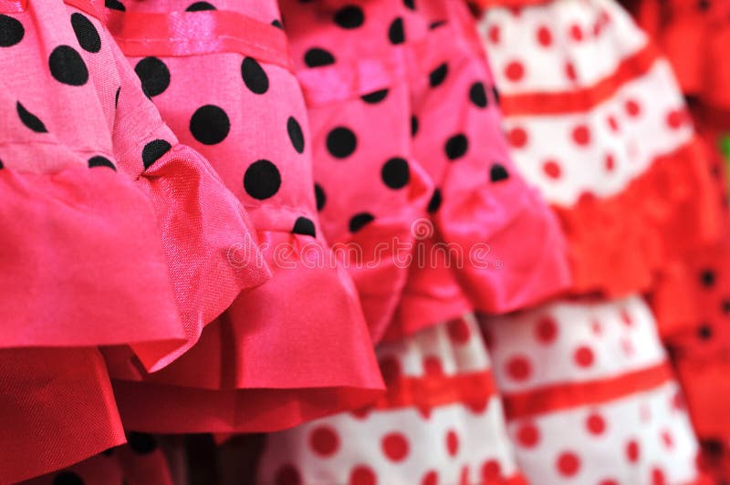 Vestiti da flamenco immagine stock Vestiti da flamenco immagine stock