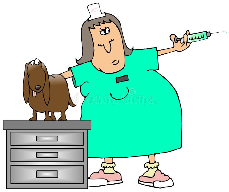 Vet Tech stock illustration. Illustration of veterinarian 5522482