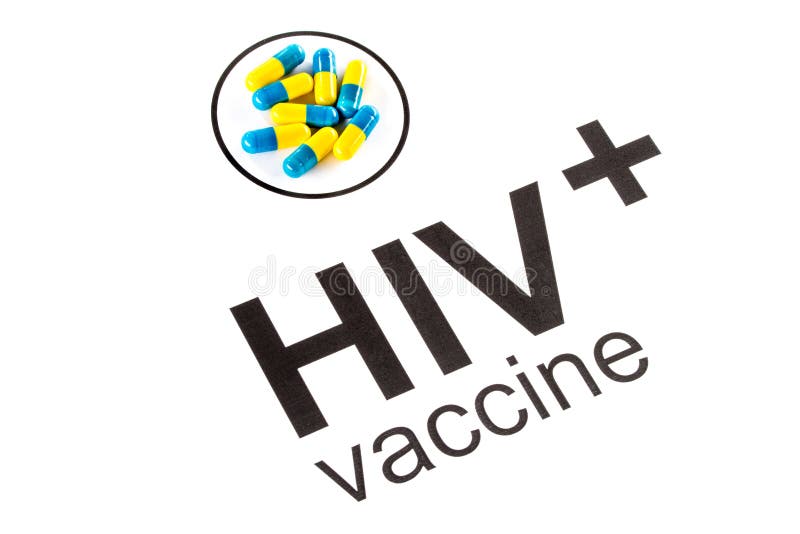 Vetenskapsforskning vid den muntliga vaccinera kapseln för HIV, hjälpmedel arkivbilder Vetenskapsforskning vid den muntliga vaccinera kapseln för HIV, hjälpmedel arkivbilder