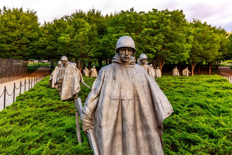 Veteranos de la Guerra de Corea conmemorativos