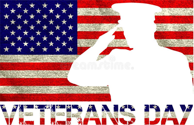 Veterans day sign stock illustration Veterans day sign stock illustration