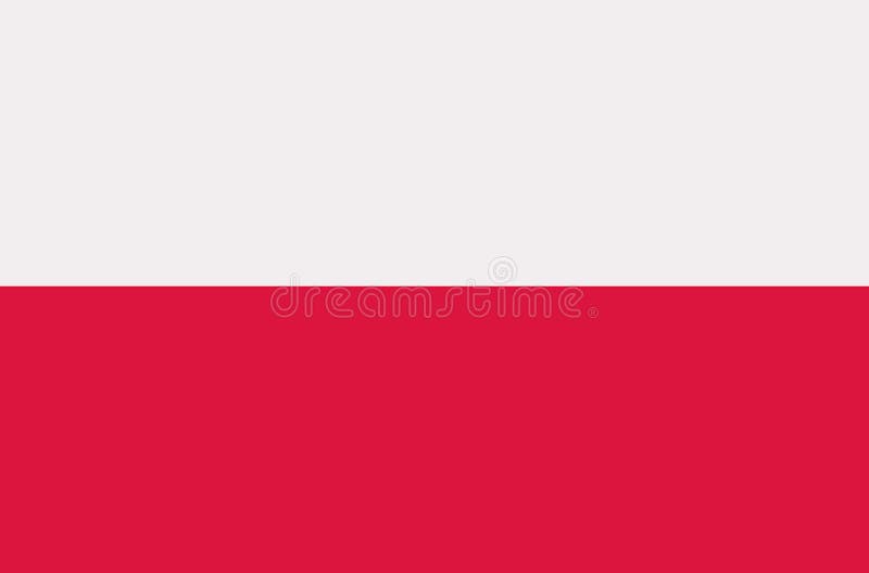 Vetor da bandeira do Polônia ilustração do vetor Vetor da bandeira do Polônia ilustração do vetor