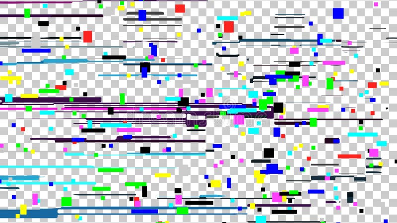 Vetor da textura do ruído do pulso aleatório Transmissão quebrada Introdução e o fim da programação da tevê Rede do descendente ilustração stock Vetor da textura do ruído do pulso aleatório Transmissão quebrada Introdução e o fim da programação da tevê Rede do descendente ilustração stock