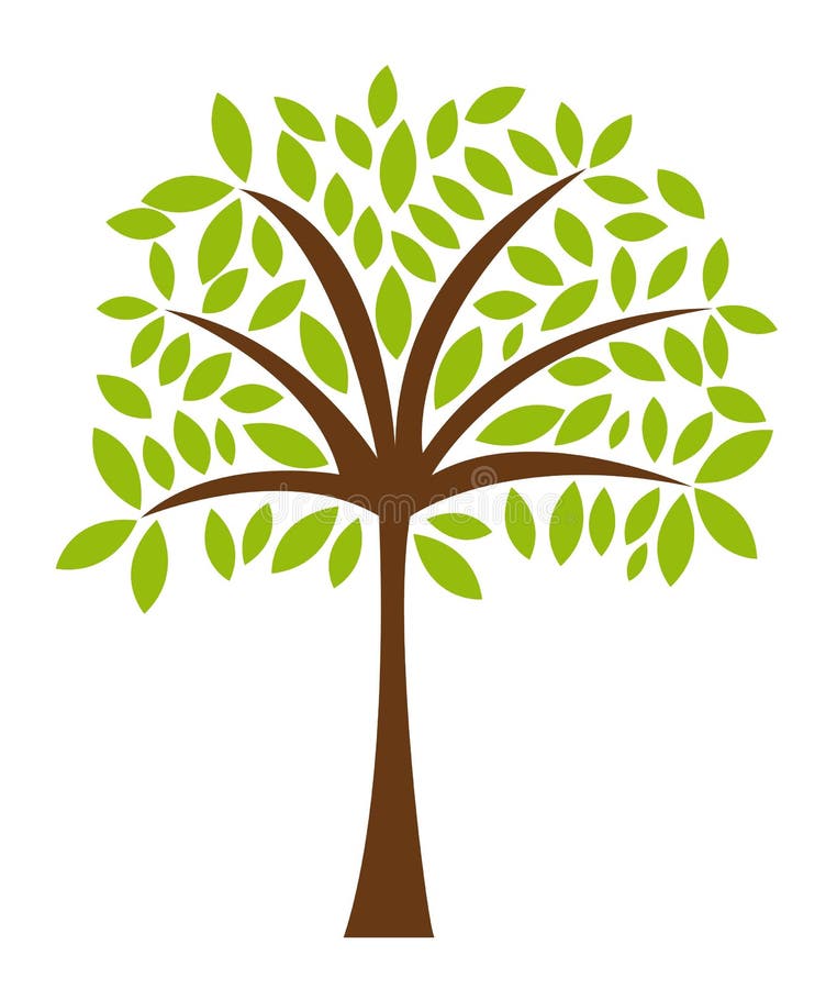 Vetor de árvore ilustração royalty free