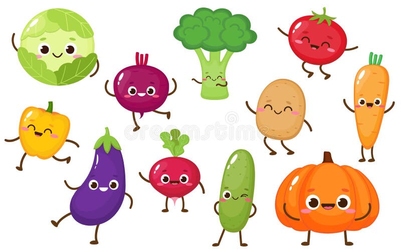 Vegetais Clipart Vegetais Com Desenhos Animados De Rostos Bonitos Vetor PNG  , Vegetal, Clipart, Desenho Animado Imagem PNG e Vetor Para Download  Gratuito
