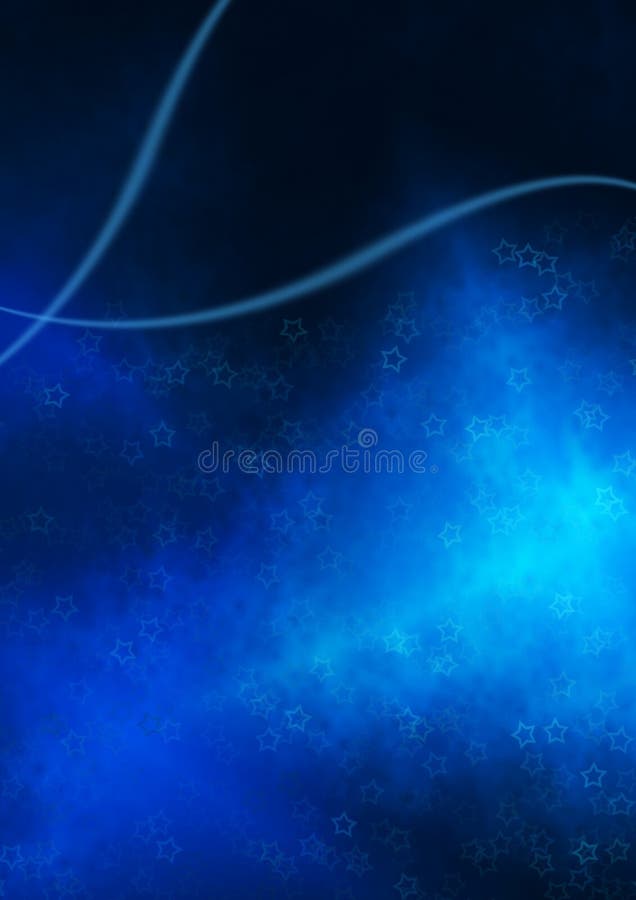 Vetor de Light_no das estrelas azuis ilustração stock Vetor de Light_no das estrelas azuis ilustração stock