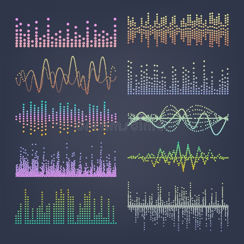 Vetor de ondas sadias da música Onda sadia clássica do equalizador Tecnologia audio, pulso musical Ilustração ilustração do vetor Vetor de ondas sadias da música Onda sadia clássica do equalizador Tecnologia audio, pulso musical Ilustração ilustração do vetor
