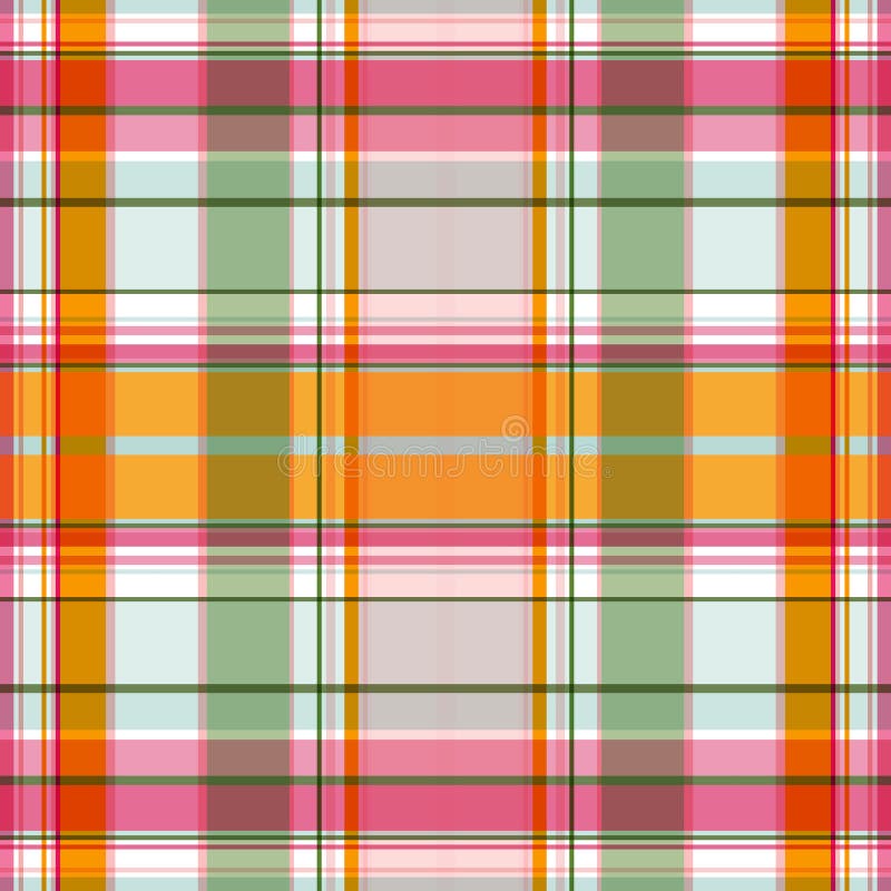 Vetor De Padrão Vermelho Laranja E Amarelo Xadrez Tartan Clipart De Stock, Royalty-Free