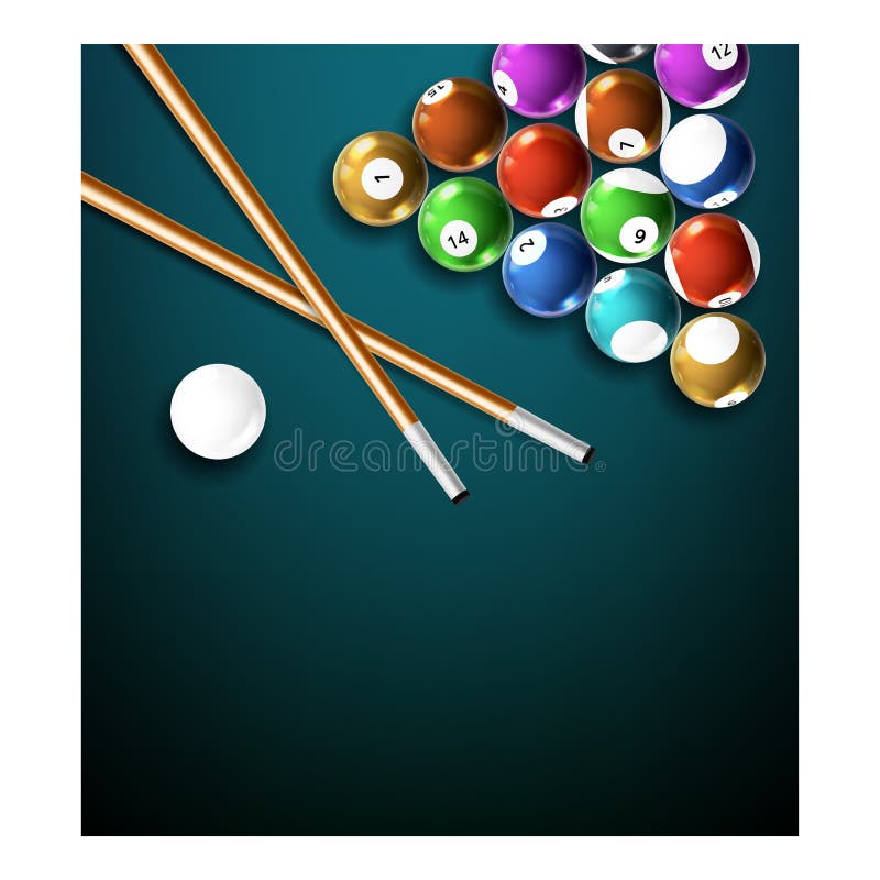 Vetor Publicitário Do Torneio Billiards Ilustração Stock - Ilustração de  fundo, equipamento: 247284480