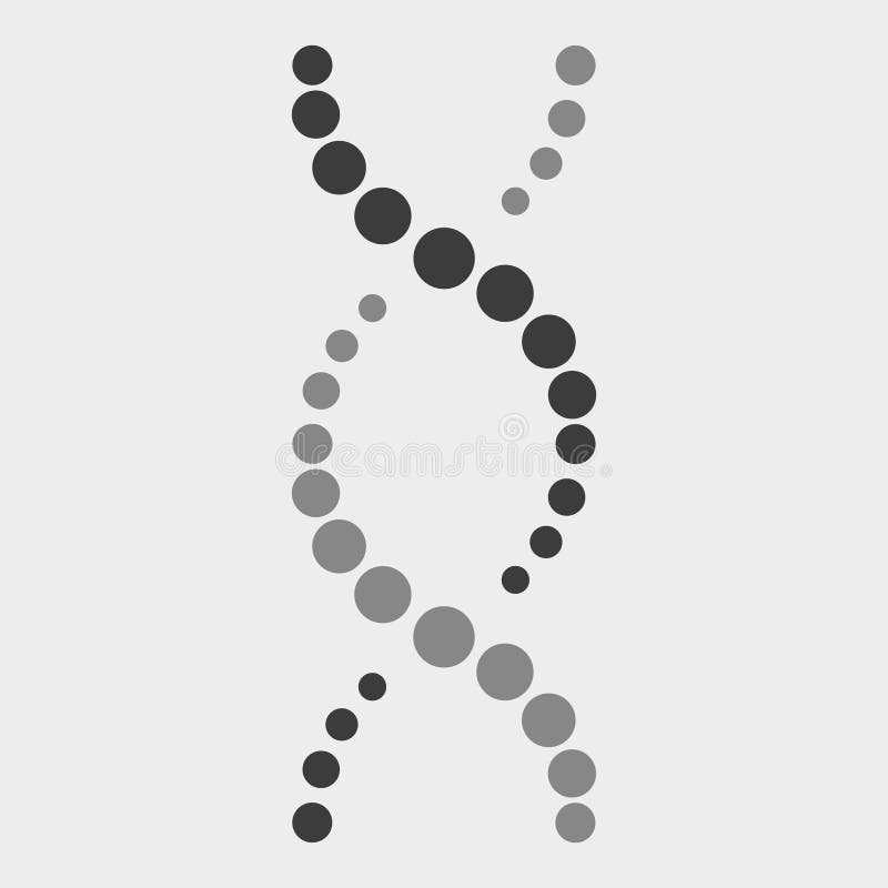 vetor de ícone de DNA Simples sinal de evolução da vida plana moderna isolado Vetor ilustração royalty free vetor de ícone de DNA Simples sinal de evolução da vida plana moderna isolado Vetor ilustração royalty free