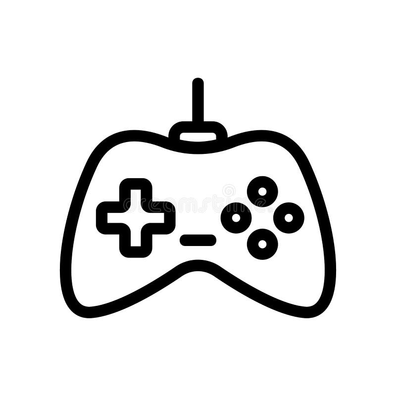 ícone Joystick Do Jogo. Símbolo De Jogos De Computador E Ps. Painel De  Controle Do Jogo. Ilustração do Vetor - Ilustração de jogo, projeto:  253741920