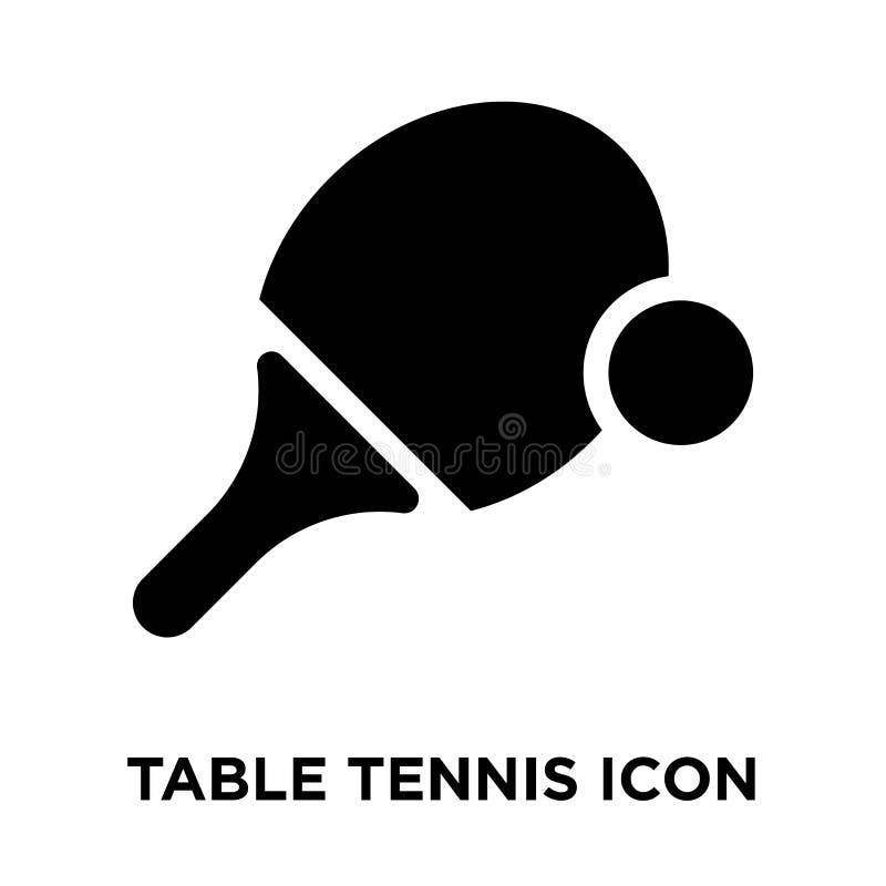 Ilustração de tênis de mesa ping pong isolado