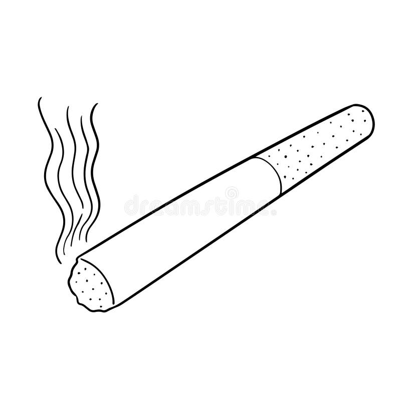 Vetor do cigarro ilustração do vetor Vetor do cigarro ilustração do vetor