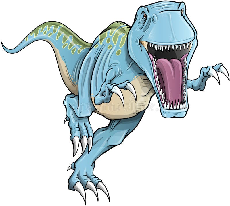 Vetor de Dinossauro Tiranossauro Rex ilustração stock