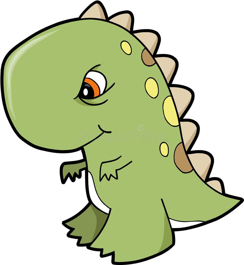 Vetor de Dinossauro T-Rex ilustração stock