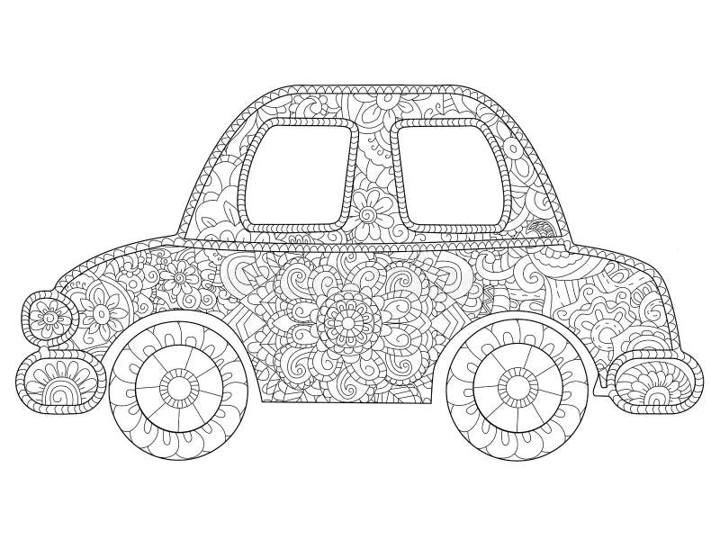 Livro Para Colorir Dos Desenhos Animados Das Crianças Para Meninos Vector a  Ilustração De Uma Garagem Com Carros Vivos Ilustração do Vetor - Ilustração  de arte, linha: 95068683