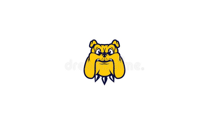 Vetor do logotipo do buldogue do cão ilustração do vetor Vetor do logotipo do buldogue do cão ilustração do vetor