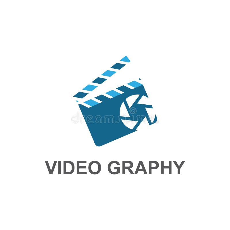 Vetor do logotipo do filme da c?mera ilustração do vetor Vetor do logotipo do filme da c?mera ilustração do vetor