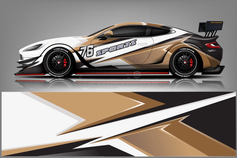 Vetor do projeto do envolt?rio do decalque do carro Projetos de compet?ncia do jogo do fundo da listra abstrata gr?fica para o ve Vetor do projeto do envolt?rio do decalque do carro Projetos de compet?ncia do jogo do fundo da listra abstrata gr?fica para o ve