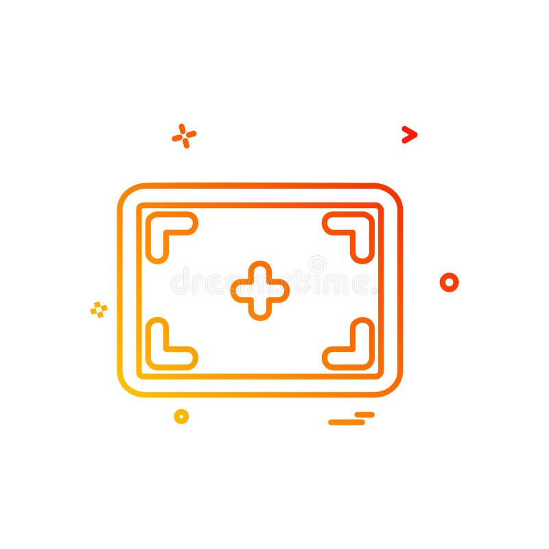 Vetor do projeto do ícone do alvo ilustração do vetor