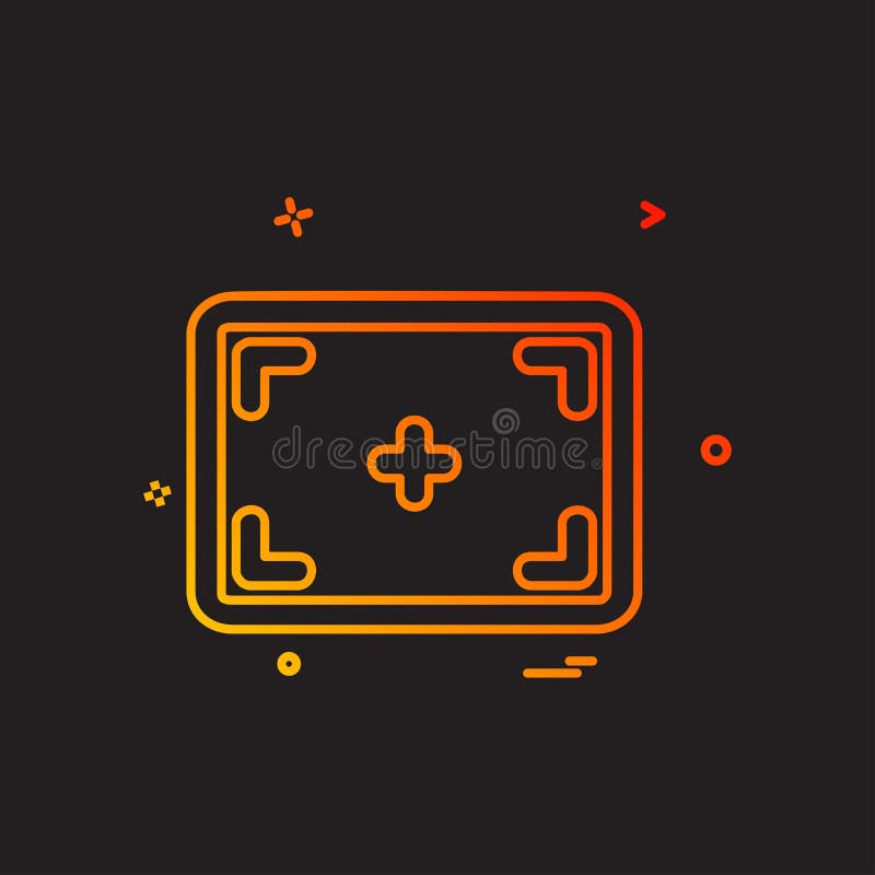 Vetor do projeto do ícone do alvo ilustração royalty free