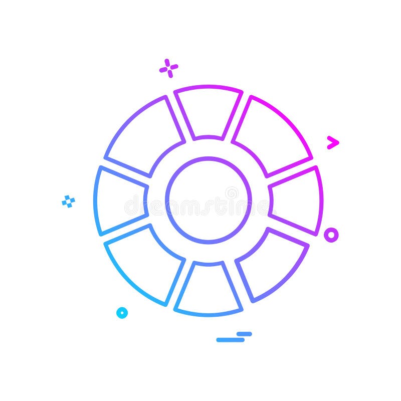 Vetor do projeto do ícone do alvo ilustração do vetor