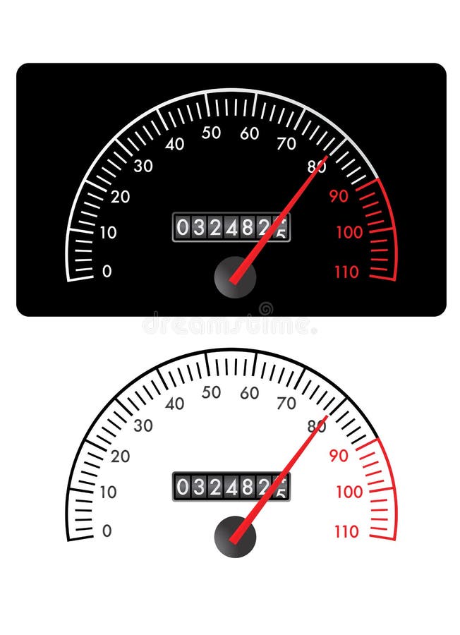 Different colors speedometer vector 1. Different colors speedometer vector 1