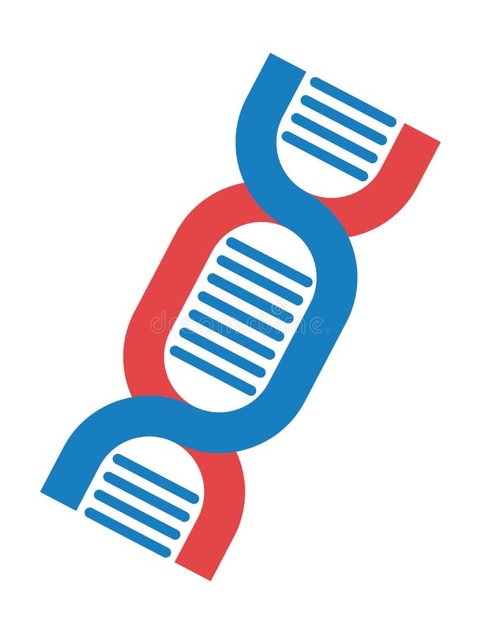 Vetor do ícone do ADN ilustração do vetor