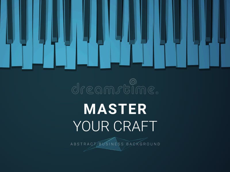 Vetor moderno abstrato do fundo do negócio que descreve o domínio de um ofício na forma de um teclado de piano estilizado no fund ilustração royalty free Vetor moderno abstrato do fundo do negócio que descreve o domínio de um ofício na forma de um teclado de piano estilizado no fund ilustração royalty free