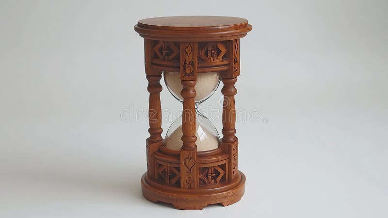 Vetro bianco di legno illustrazione di stock