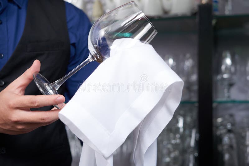 Pulizia del vetro fotografia stock