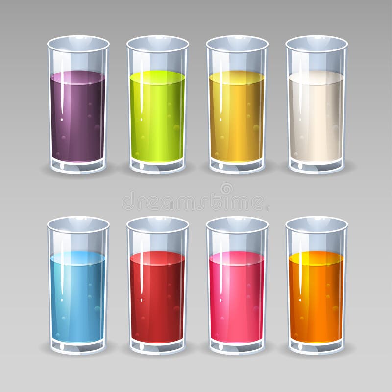 Vetro di spremuta illustrazione di stock Vetro di spremuta illustrazione di stock